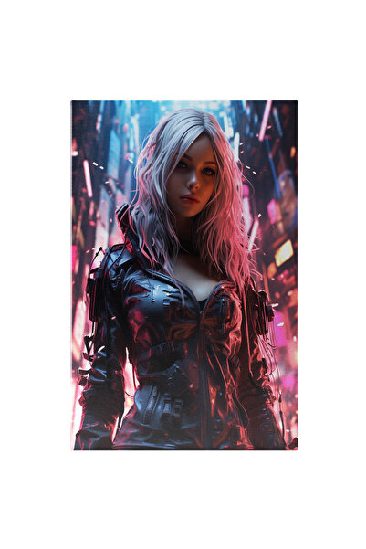 StoryGift Romania Tablou Canvas: Model Din Viitorcostum, Intuneric , Design V...