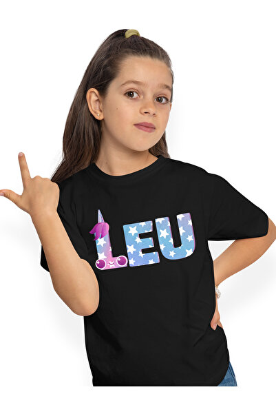 StoryGift Romania Tricou Copii Fete Cu Numele Leu, Unicorn, Printesa, Fairyta...