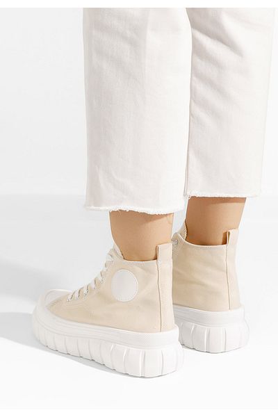 B T Shoes Tenisi Inalti Dama Dariona Bej