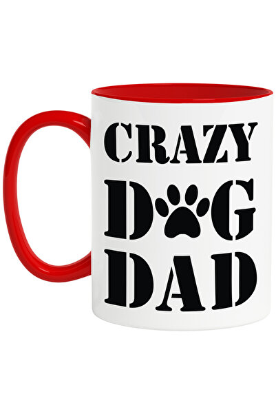 StoryGift Romania Cana Pentru Un Tata Iubitor De Caini Cu Mesajul In Engleza "crazy Dog Dad" - Neb, Cu ,stg