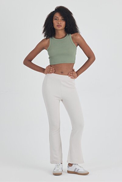 yakamor Γυναικείο Ατσάλινο ελαστικό ύφασμα Πλαϊνό άνοιγμα καμπάνα Κάτω