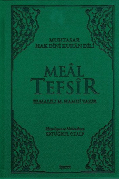 İşaret Yayınları Meal Tefsir - Muhtasar Hak Dini Kur’an Dili (Yeşil Renk) (Ciltli)