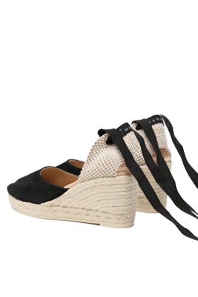 Manebi women's espadrilles LOW WEDGE ESPADRILLES K 1.0 black