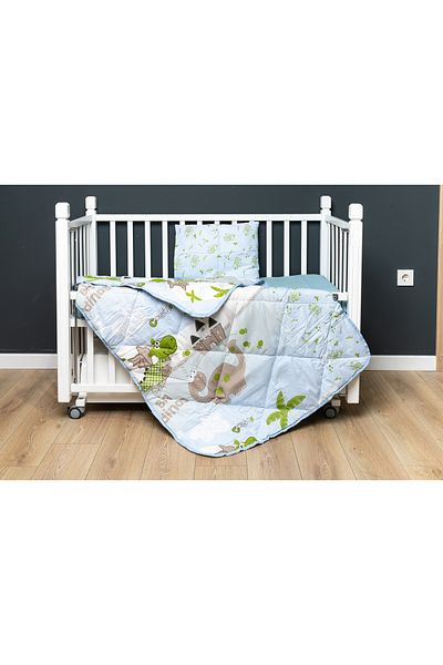 Kidboo Baby Duvet Cover Set Dino 3 Piece Bag 100X150