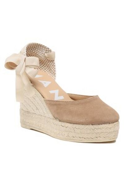 Manebi women's espadrilles WEDGE ESPADRILLES W 1.9 brown