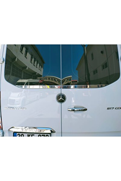 MYTUNİNG Mercedes Sprinter W907 Krom Arka Cam Altı Çıtası 2018 ve Üzeri P.Çelik
