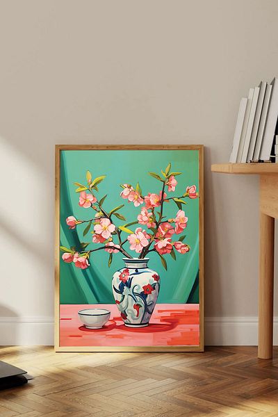 Dekorsiahome One Piece Wooden Frame Living Room Hall Kitchen Table Tk0501