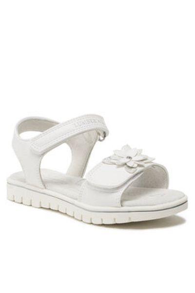 lumberjack girls' sandals SG41906-012 white