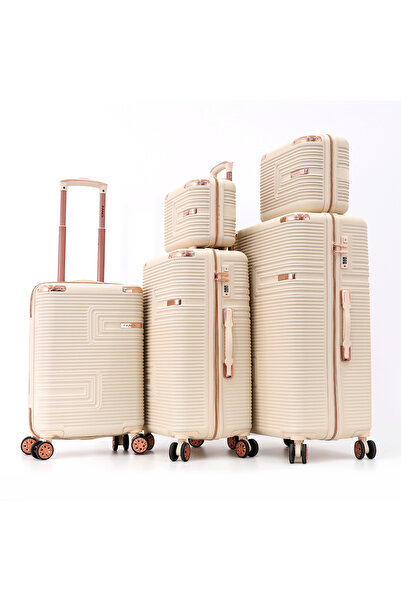 Fancl مجموعة حقائب سفر صلبة، 5 قطع (12 بوصة، 14 بوصة، 20 بوصة، 24 بوصة، 28 بو...