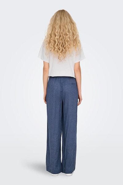 ONLY 15259590 Γυναικείο παντελόνι Onltokyo Hw Linen Blend Pnt Noos