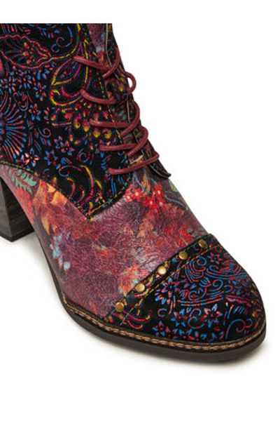LAURA VITA women's ankle boots ELCEAO 21 red