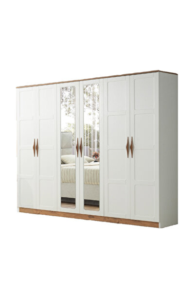 Avm 24 Ural 6 Kapaklı %100 MDF Gardırop |  Teslimat ve Kurulum