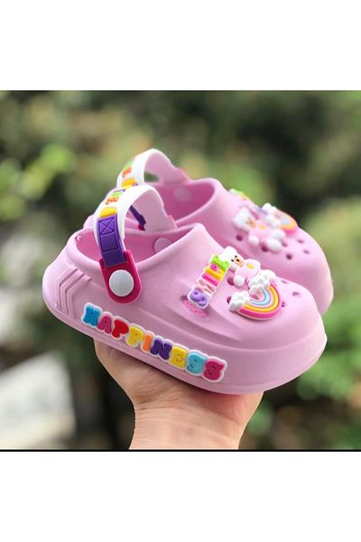 Pandalina Girl Child Sandals Non-Slip Sole Sandals Kindergarten Nursery Sea and Pool Sandals