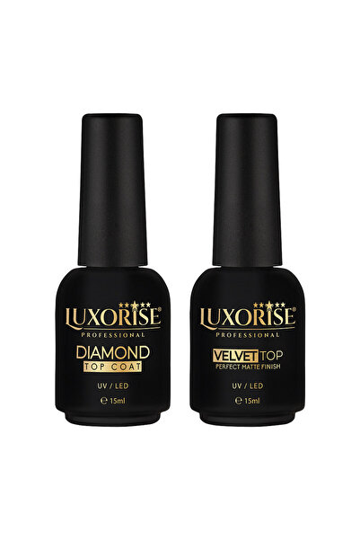 LUXORISE Set Top Coat Diamant și Catifea