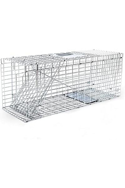 Egardenkart Cat Trap Live Animal Trap Easy Set One-Door Cage Trap for Raccoons, Stray Cats, Groundho