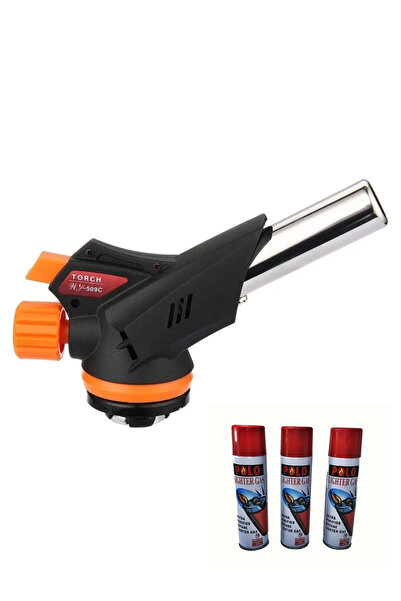 garaccu Profesyonel Pürmüz Başlığı 3 Adet Çakmak Gazı