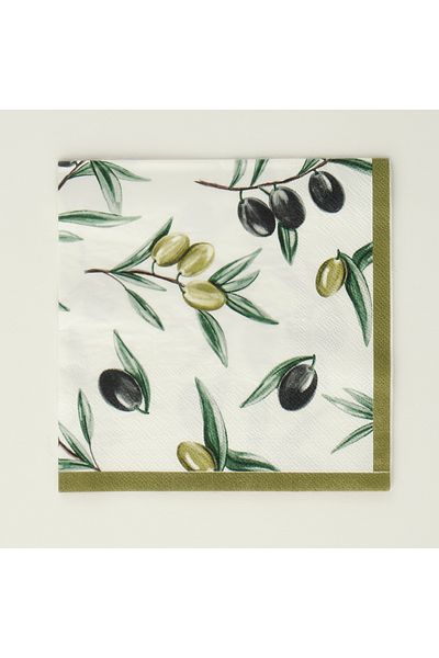 Bella Maison Olive 40 Pcs Napkin (33X33 cm)
