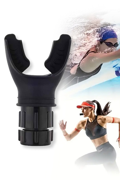 STORE41 Nefes Egzersiz Aleti Siyah- Solunum Direnç Cihazı- Kondisyon Ve Akciğ...