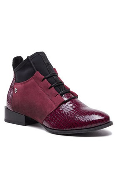 maciejka women's ankle boots 04744-48/00-7 red