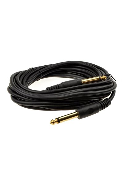 Koodmax 3 Metre - 6.3mm Mono Çivi Jak Gitar Amfi Enstrüman Kablosu