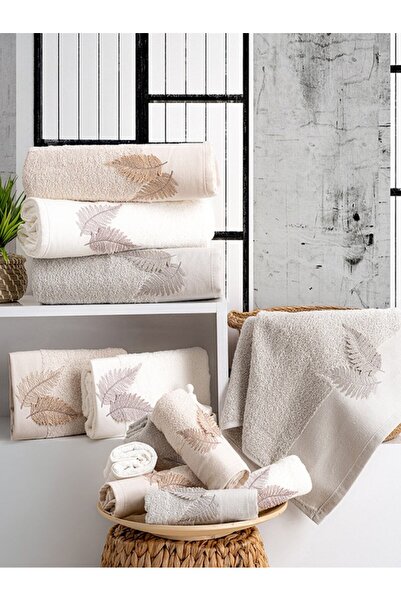 Çeyiz Merkezi منشفة هازانجولو كارلا القطنية 6 قطع (50x90)