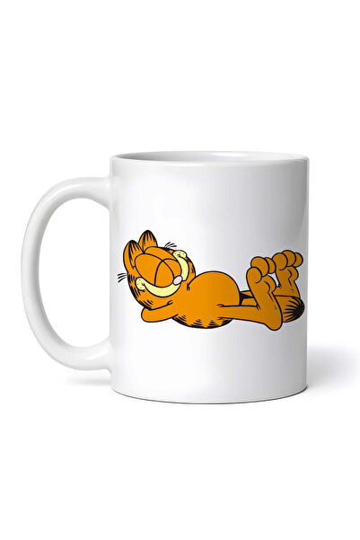 OEM Cană albă personalizată, Garfield dormind, INOVATIX®. 330ml