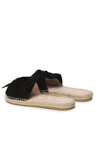 Manebi espadrile de damă SANDALE CU NOD K 1.0 negre