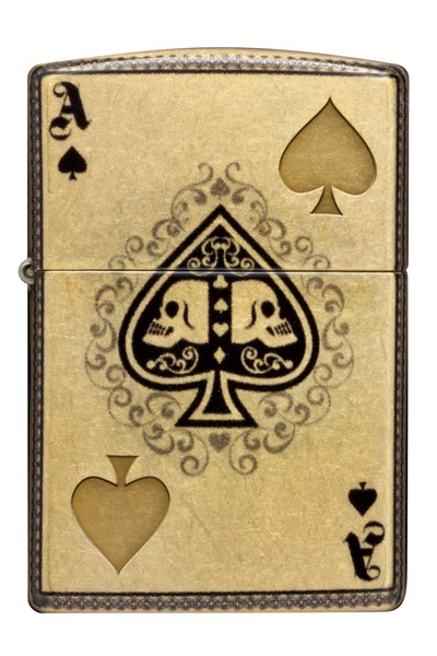 Zippo Çakmak 48458 Ace Of Spades Design 46388-119795