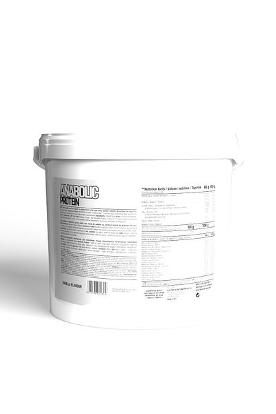 Pro Nutrition Protein Concentrate, Caseinate, And Milk Protein, Anabolic Protein Vanilla 4000g