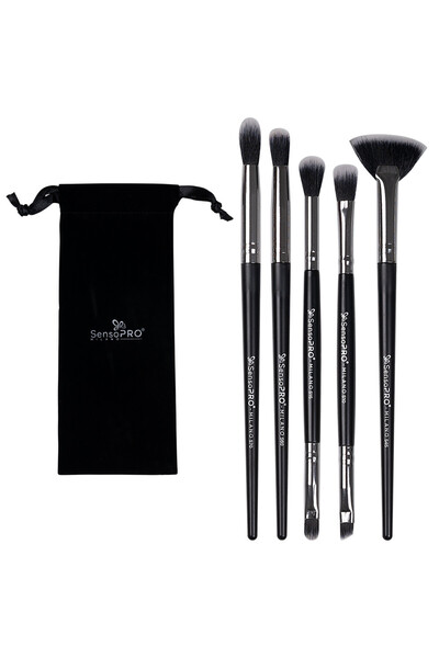 SensoPRO Milano Travel 5-piece makeup brush set + Gift