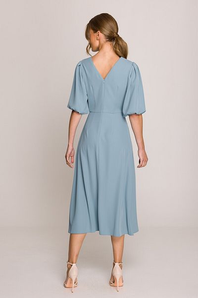 Stylove Rochie cu mâneci de culoarea bumbacului