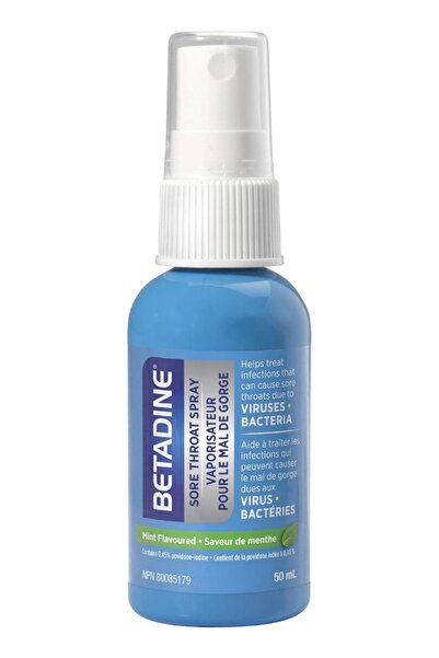 BETADINE بخاخ التهاب الحلق، 50 مل