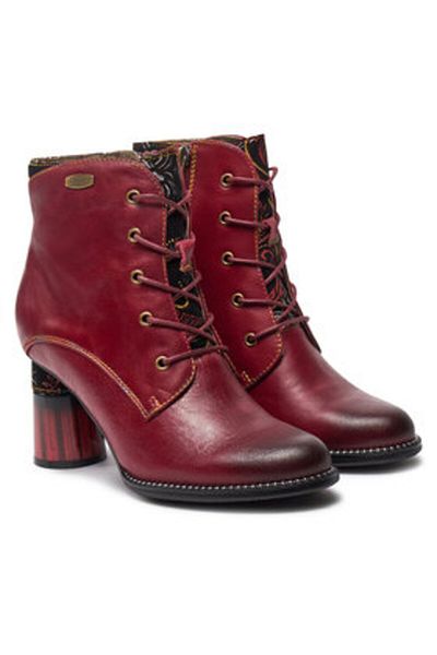 LAURA VITA women's ankle boots GUCSTOO 41 red