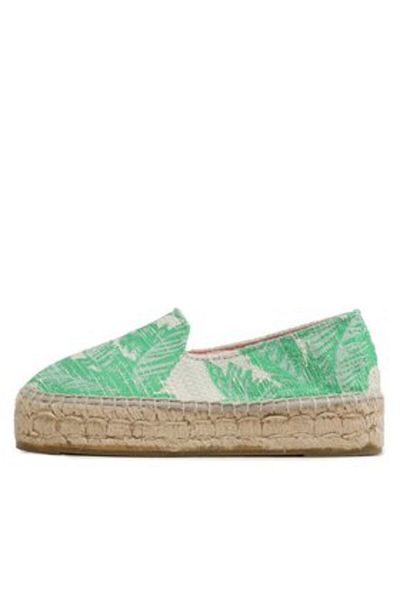Manebi women's espadrilles DOUBLE SOLE ESPADRILLES G 4.8 green