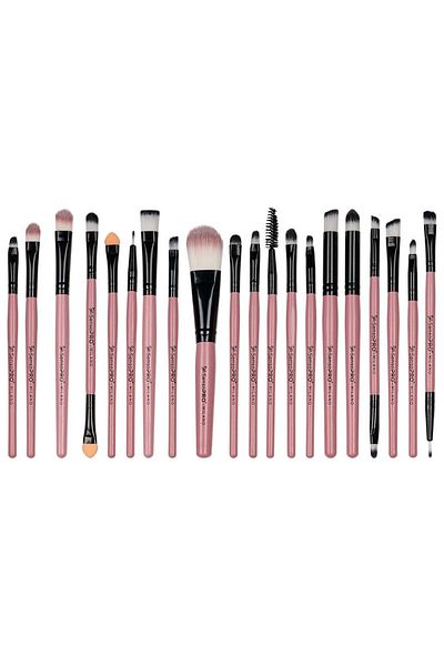 SensoPRO Milano Set de 20 de pensule de machiaj profesionale SensoPRO Milano Travel Pink + CADOU