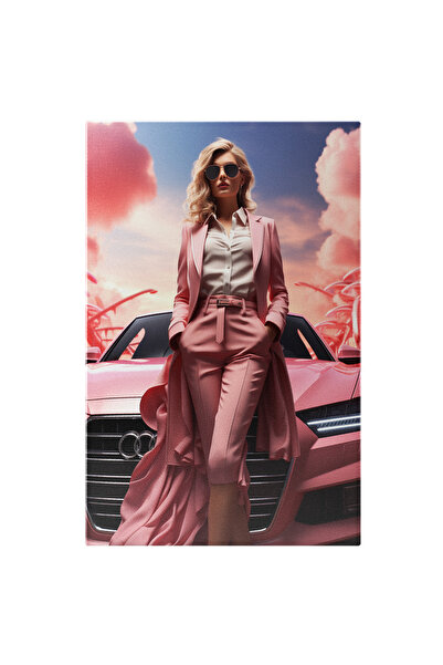 StoryGift Romania Tablou Canvas: Strălucire Urbană Accente De Roz În Oraș Zi ...