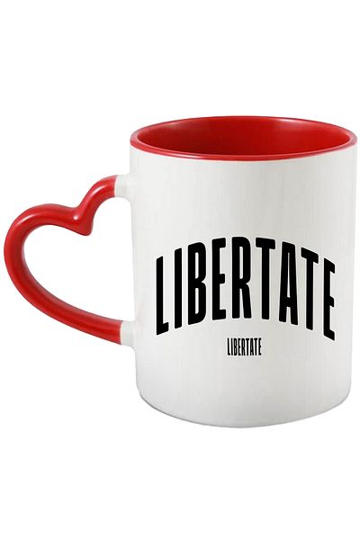 StoryGift Romania Mug The Word Freedom, Motivational, Self Help, Self Understanding, Appreciation,, With ,STG.