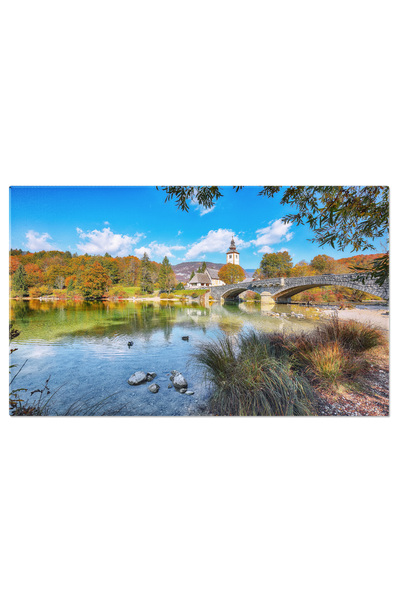 StoryGift Romania Картина върху платно 40 x 25 СМ Изключителна гледка към Цър...