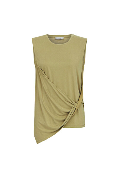Twist Μπλουζάκι Cupro Draped