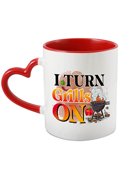StoryGift Romania Cana cu mesajul "I turn grills on", pornesc gratarele, gati...