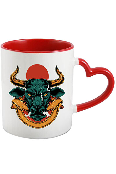 StoryGift Romania Mug With Buffalo, Circle, Soldier, Smoke, Multicolor 330 ml...