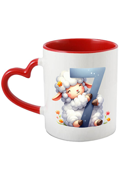 StoryGift Romania Cana cu cifra 7, ilustratie, pentru copii, scoala, elev, oi...