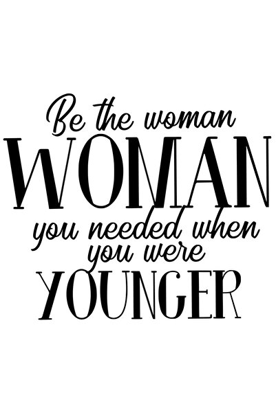 StoryGift Romania Sticker Autocolant 70CM Exterior cu mesajul "Fii femeia de ...