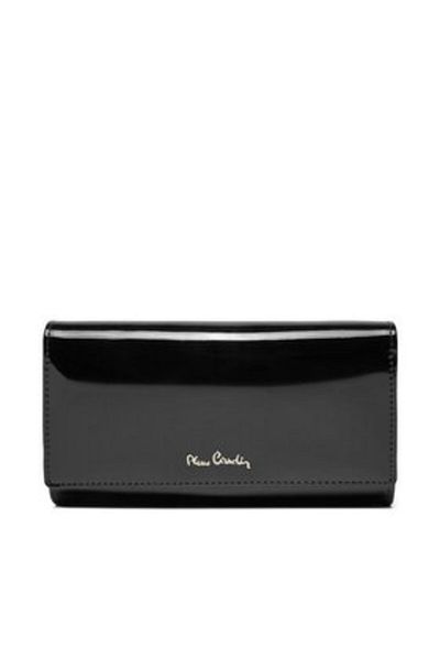Pierre Cardin Women's Large Wallet 07 SHINY 121 Black
