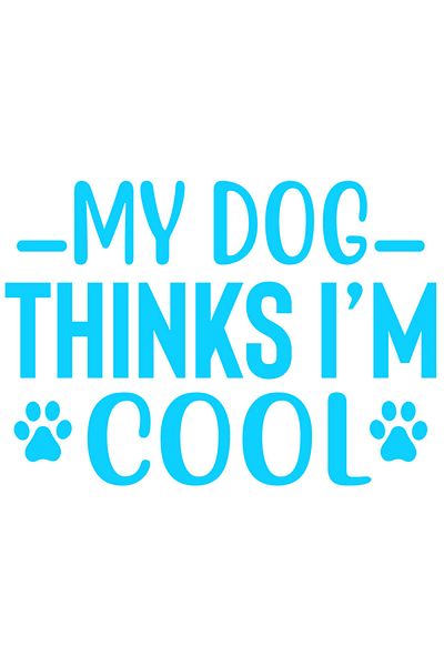 StoryGift Romania Sticker Adeziv 90CM Exterior cu labute si mesajul "Cainele meu crede ca sunt smecher" - canin