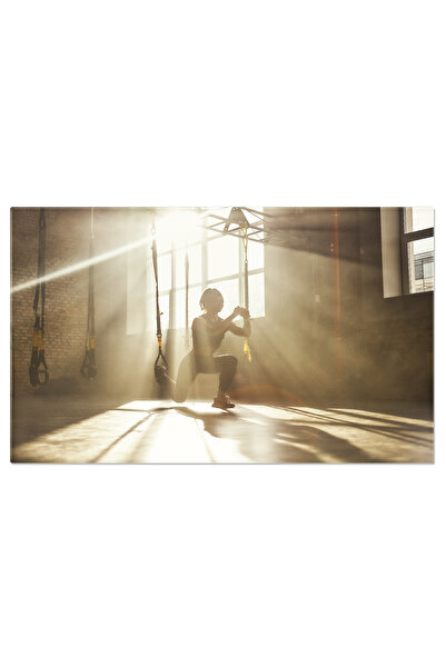 StoryGift Romania Tablou Canvas: Sportiv In Concentrare Totala - Athlete, Bodybuilder, Club