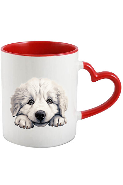 StoryGift Romania Cana cu un catel blanos | ilustratie | alb | gheare | labute | pentru iubitorii , Cu ,STG