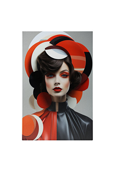 StoryGift Romania Tablou Canvas: Portret De Femeie Palida - Par Saten Cercuri...