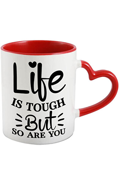 StoryGift Romania Cana cu mesajul "Life is tough, but so are you" - viata e d...