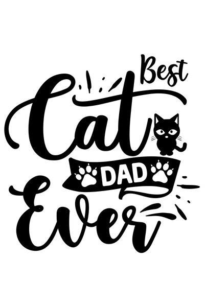 StoryGift Romania Sticker Exterior pentru cel mai tare tata crescator de pisi...